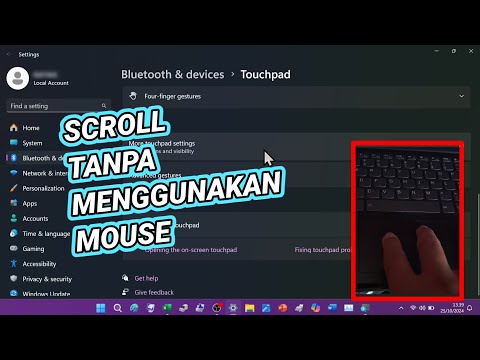 Tutorial Cara Scroll di Laptop Windows 11 Tanpa Menggunakan Mouse