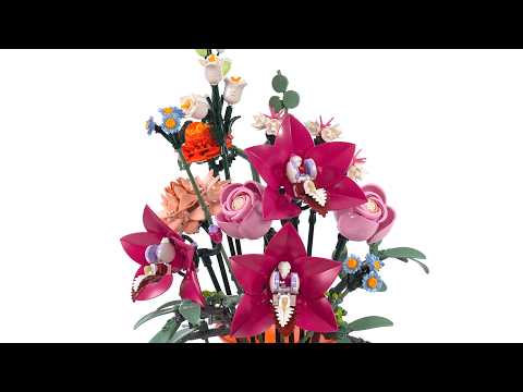 LEGO Botanicals 2025 Pretty Pink Flower Bouquet review! 10342 #NotSponsored