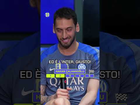 ÇALHANOĞLU QUIZ ⚽ Quante ne sa ÇALHANOĞLU di... ÇALHANOĞLU?⚫🔵 #calcio #inter #shorts
