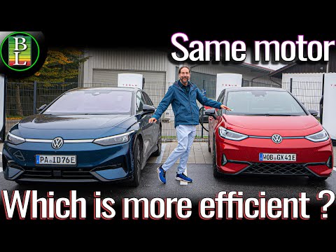 VW Id.3 GTX vs Id.7 Pro - Consumption Comparison