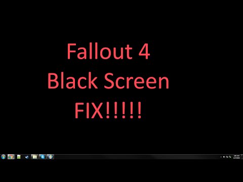 fallout steam black screen