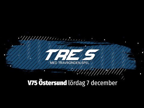 Speltips V75 Östersund 7 december