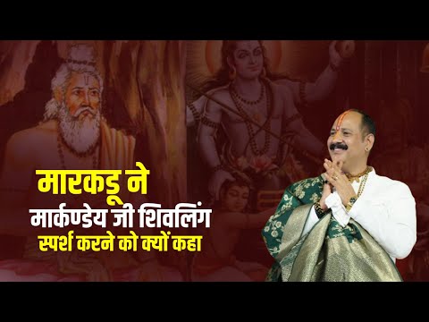 मारकडू ने मार्कण्डेय जी शिवलिंग स्पर्श करने को क्यों कहा  || Pandit Pradeep Ji Mishra