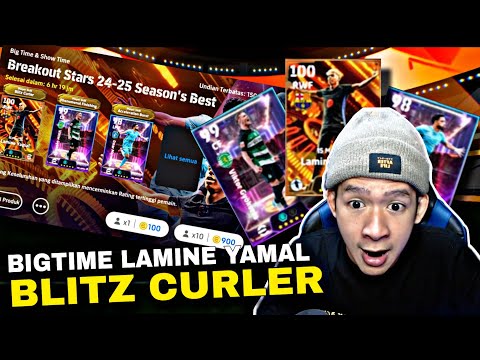 BIGTIME LAMINE YAMAL BLITZ CURLER! GOKIL! eFootball 2025 Mobile