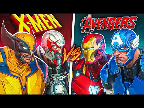 THE AVENGERS vs X-MEN -  Who wins?! (Marvel Rivals)