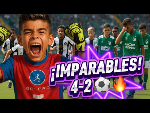 Fútbol infantil: El equipo de Elías vence 4-2 al Cali | Highlights completos 🔥⚽