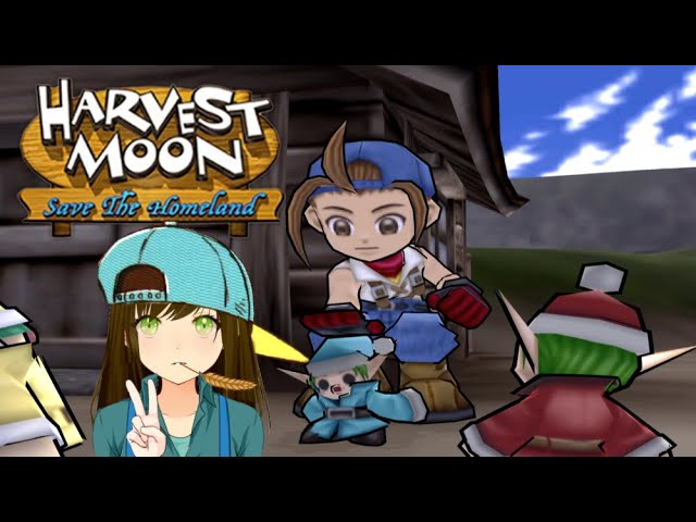 Harvest Moon Save the homeland - Exploring the town Episode 1