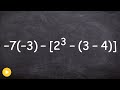 Order of Operations and Expressions