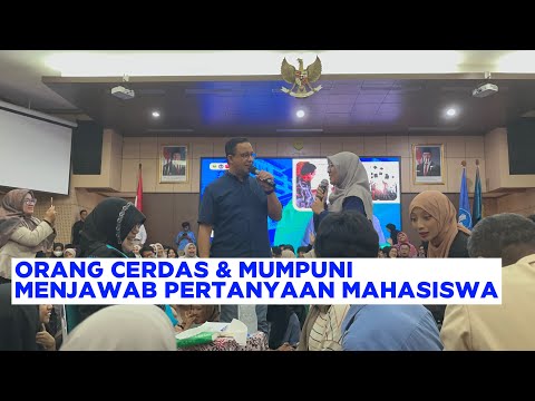 MAHASIWA UNJ TANYA LANGSUNG ANIES BASWEDAN