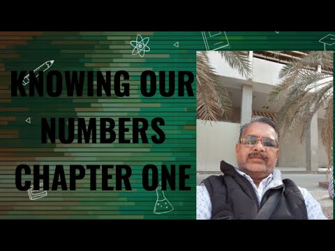 KNOWING OUR NUMBERS CHAPTER ONE l l Mirza Matloob Baig - 102893 l l 7880466340