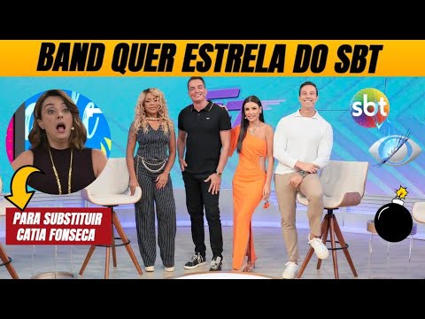 💣 Band quer estrela do SBT para vaga de Catia Fonseca no Melhor da Tarde
