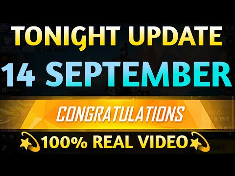 Tonight Update 14 September| aaj Raat kya aaega free fire mein Tonight Update| tonight update aaj ka