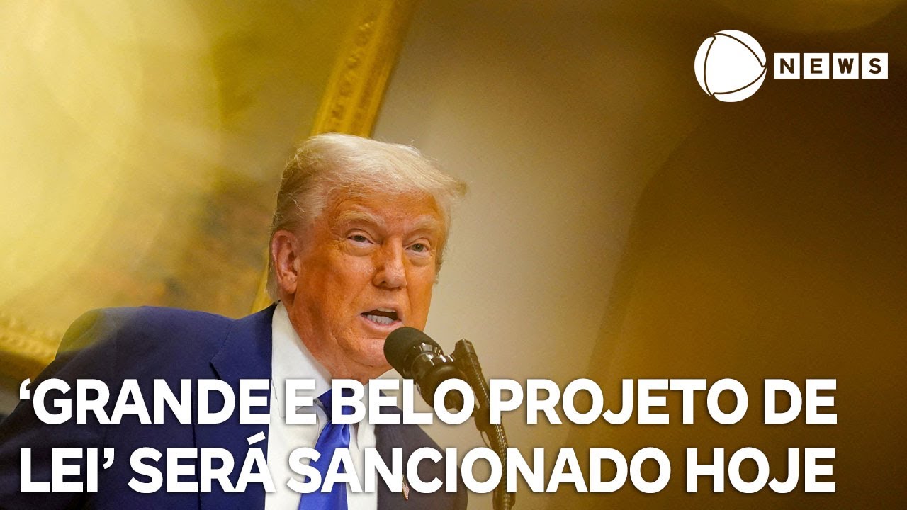 Trump sanciona hoje o grande e belo projeto de lei