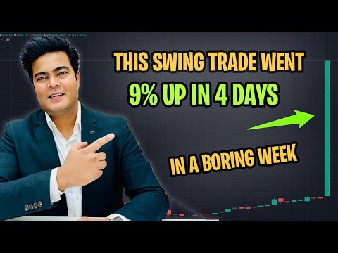 This Swing Trade Went 9% UP in 4 Days in a boring market