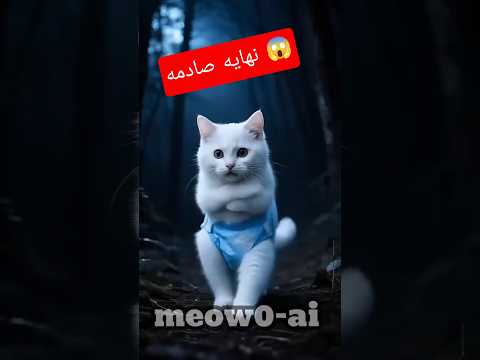 قطة كيوت في مغامرة خطيرة 😱🥺  #قطط_كيوت #cats #cat #قطط #catvideos