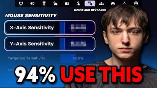 This is the MOST USED Sensitivity by Fortnite Pros..