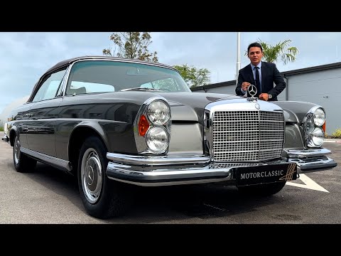 S Class W111 - The Last Hand-Built Mercedes - Restoration Chrome Leather at Motor Classic Hungary