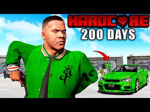 I spent 200 days in REALISTIC GTA 5! (HINDI)