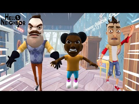 Amanda Adventure ve Wilson Labirenti 😱 Hello Neighbor Mod