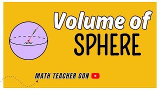 Volume of Sphere - 2nd Quarter - Grade 8 - Matatag Curriculum