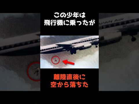 【㊗️450万再生🎉離陸直後に空から落ちた少年】 #shorts #事件