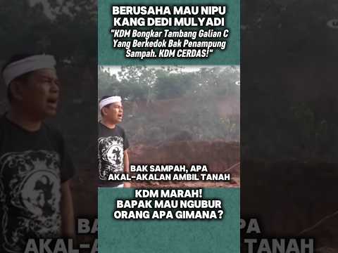 KDM HAMPIR KENA TIPU! UNTUNG KDM CERDAS! #dedimulyadi