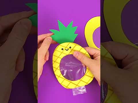 DIY Pineapple Squishy with SLIME