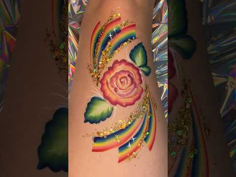 More knee painting stories ๐นโจ #facepainting #onestrokepainting #facepaint #artist #lgbt