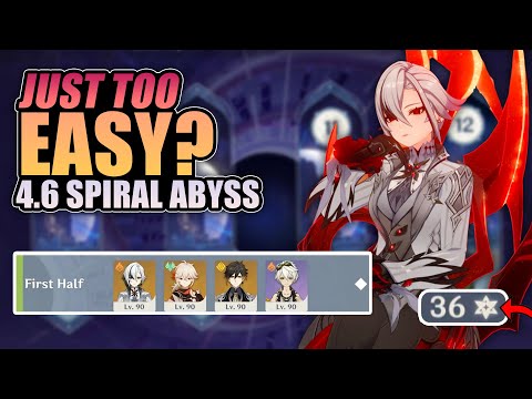 Is the New Spiral Abyss TOO EASY for Arlecchino? | Genshin Impact 4.6