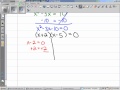 Solving Proportions Leading to Quadratic Equations