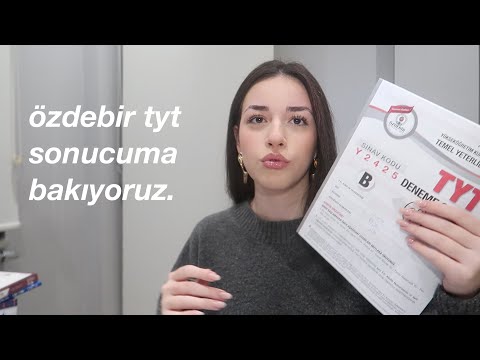 ÖZDEBİR TYT SONUCUMA BAKIYORUZ | HANGİ DERSTEN KAÇ NET YAPTIM?