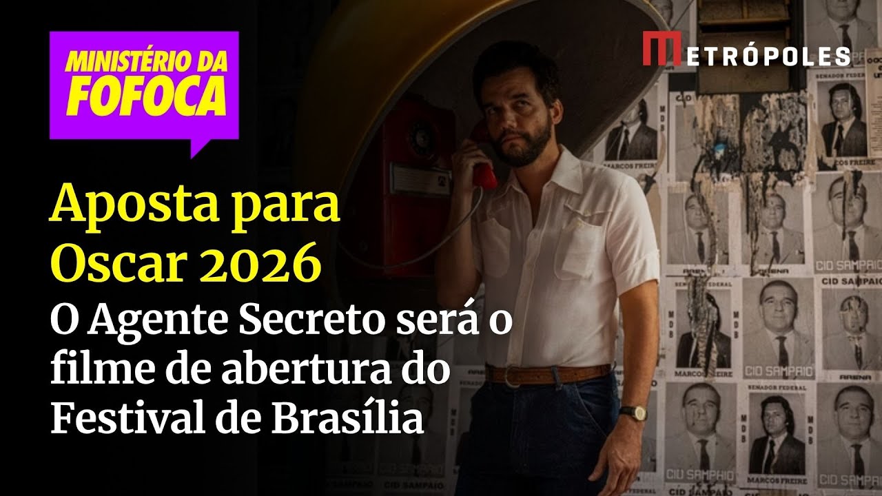 Aposta para Oscar 2026 O Agente Secreto será o filme de abertura do Festival de Brasília