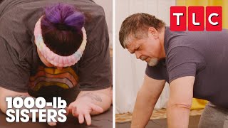 Chris and Amy Try Yoga! | 1000-lb Sisters: Inside the Episode | TLC