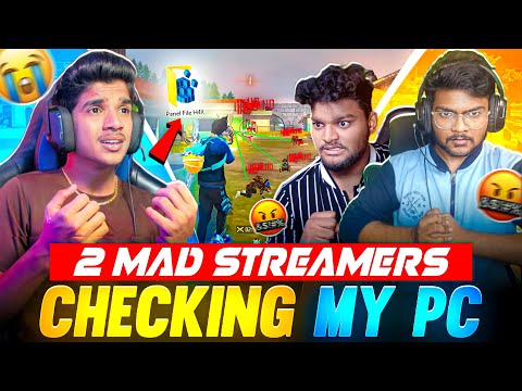 2 MAD🤬 STREAMERS | 😨CHECKING MY PC💻 | DFG H@CK FOUND😭| 1 VS 4🔥| FREE FIRE IN TELUGU #dfg #freefire