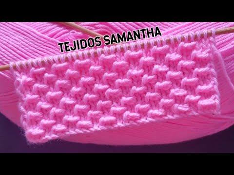 HERMOSO PATRÓN💝PARA TEJER CHOMPAS CHALECOS SUÉTER A DOS AGUJAS  / TEJIDOS SAMANTHA #knitting