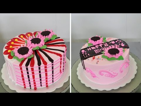 DECORADO DE PASTELES CON GIRASOLES EN CREMA