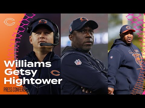 Williams, Getsy, Hightower discuss preparations for Cowboys | Chicago Bears video clip
