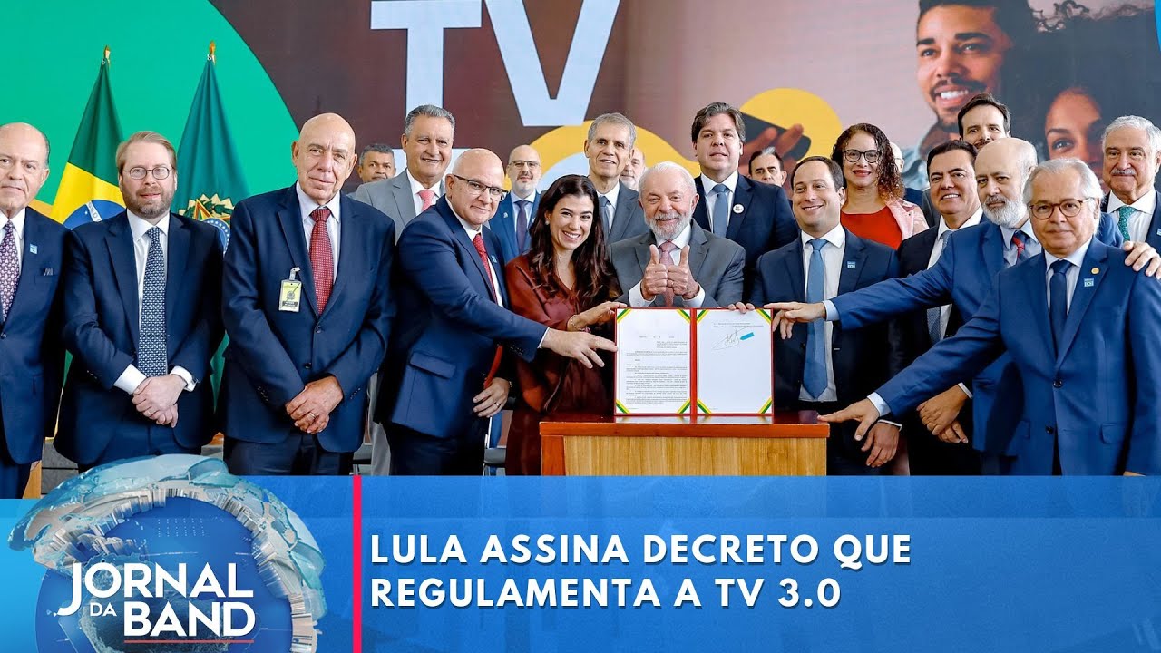 Lula assina decreto para a TV 30 | Jornal da Band