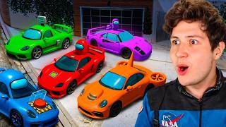 ROBANDO COCHES de AMONG US en GTA 5! 🚘🔪 (Mods)