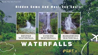 3 Hidden Waterfalls in One Day! | Kuskem Waterfall Adventure + More | Goa Motovlog