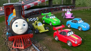 Learn Colors and Race with Choo Choo Train - Colors and Toys for Toddlers