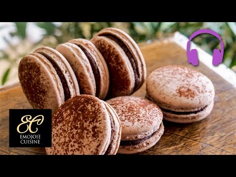 Chocolate Macaron by Emojoie Cuisine | ASMR Cooking Sounds