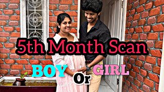 BOY Or GIRL 🤰5th MONTH SCAN ❤️ #jomiyanirmal 