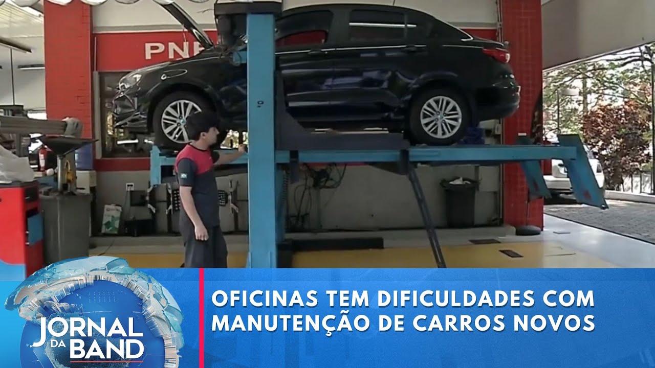 Pequenas oficinas relatam dificuldades com manutenção de carros novos | Jornal da Band