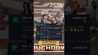 13 UNIT CFB 🏈 TOP PLAY WINNERS! ✅💰🔥