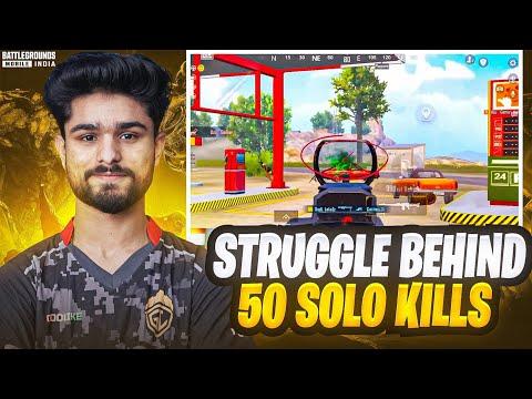 THE STRUGGLE BEHIND 50 SOLO KILLS | EVERY TIME I TRIED FOR 50 KILLS..! GodLike LoLzZz