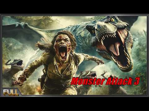 Monster Attack 3 | A Jurassic Park of Dinosaur English  Adventure film | Full Movie HD