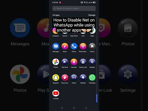 How to Disable net on WhatsApp using another app #whatsapp #disable #off #musttry #feature 🤜🏼🤛🏼