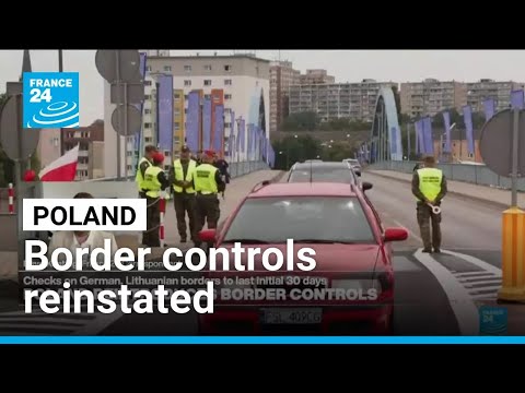 YouTube video thumbnail: Poland Reinstates Border Controls With Germany, Lithuania Amid Migration Fears