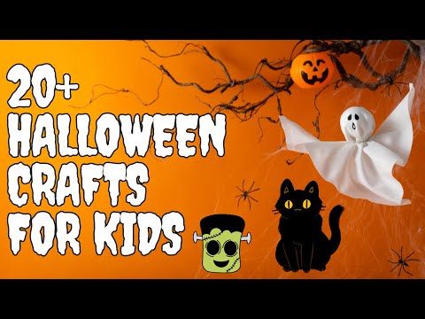 More than 20 FUN HALLOWEEN CRAFTS FOR KIDS | DIY HALLOWEEN DECORATION IDEAS AT HOME